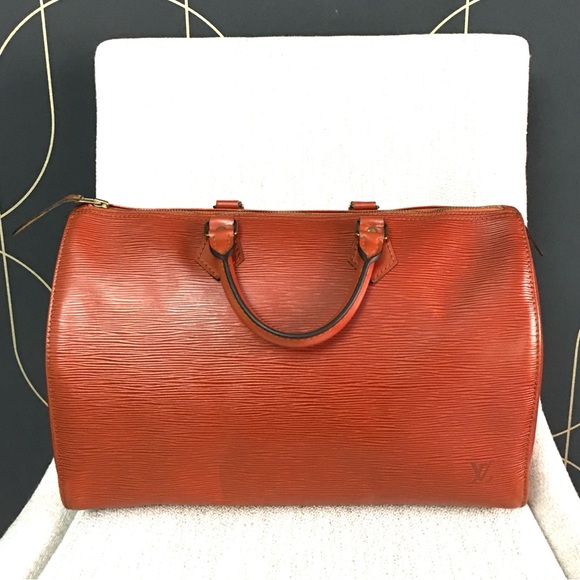Authentic Louis Vuitton Kenya Speedy 35 bag brown Epi leather - Picture 6 of 16